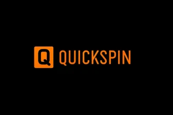 Quickspin slots logo on dark background