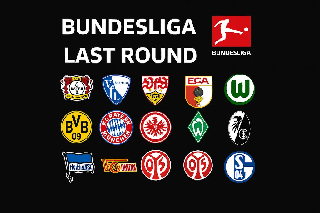 Bundesliga last round – final standings with Bayern, Frankfurt, and Dortmund