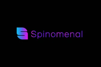 Spinomenal slots logo on black background – slot provider feature
