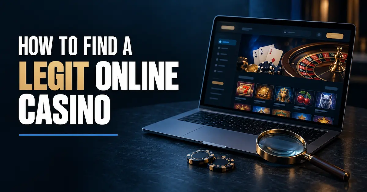 how to find a legit online casino