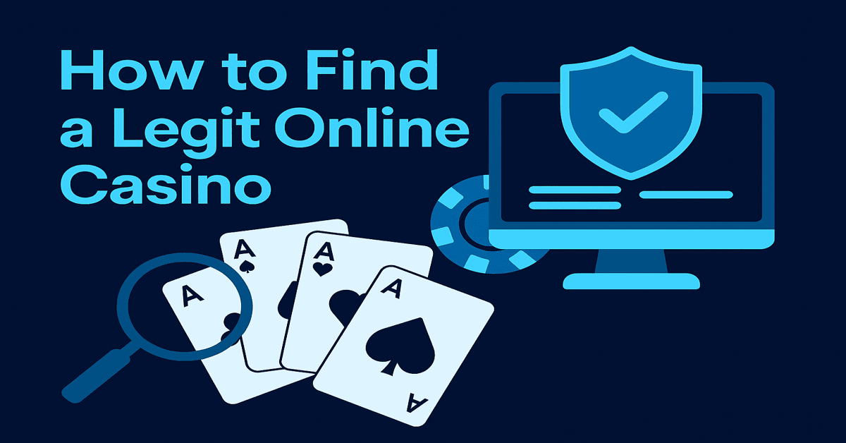A secure online casino interface with verified license icons and trusted game providers – symbolizing how to find a legit online casino