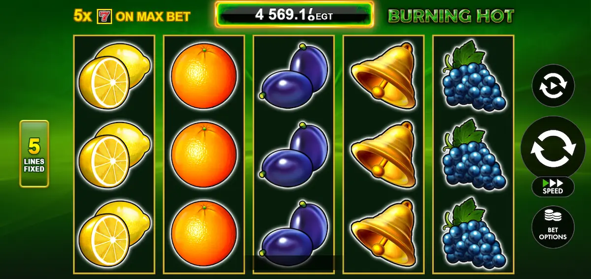 Burning Hot egt gameplay