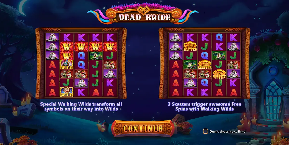 dead bride barbarabang slot screenshot