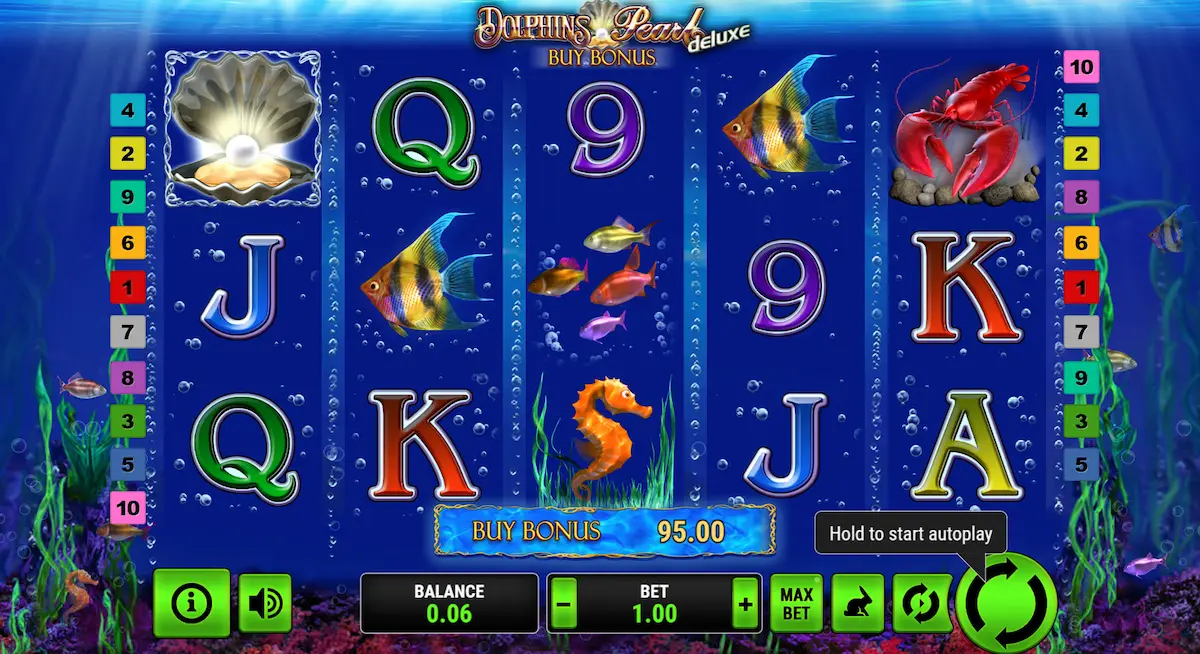 Dolphin’s Pearl Deluxe by greentube