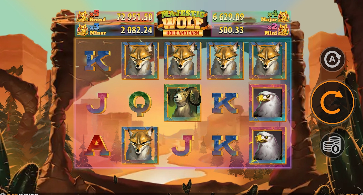 Majestic Wolf gameplay screenshot by mancala gaming