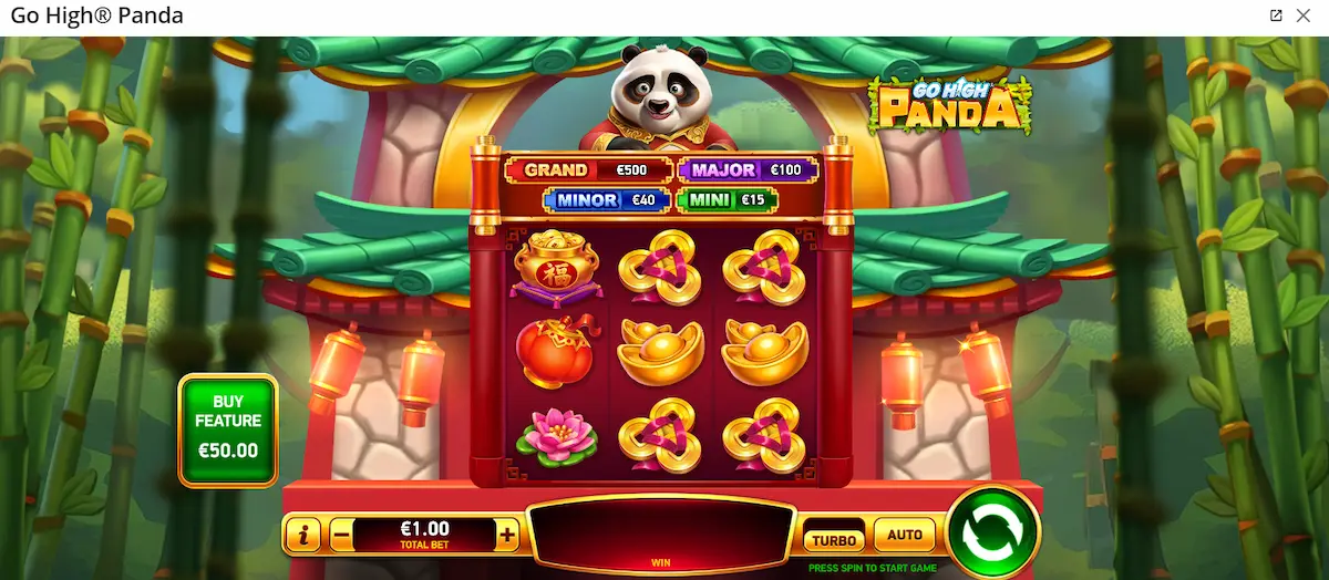 Go High Panda goatbetzone