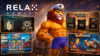 Is Relax Gaming Trustworthy feature image with Relax Gaming slots including Money Train, Dead Man’s Trail, Net Gains, and Snake Arena