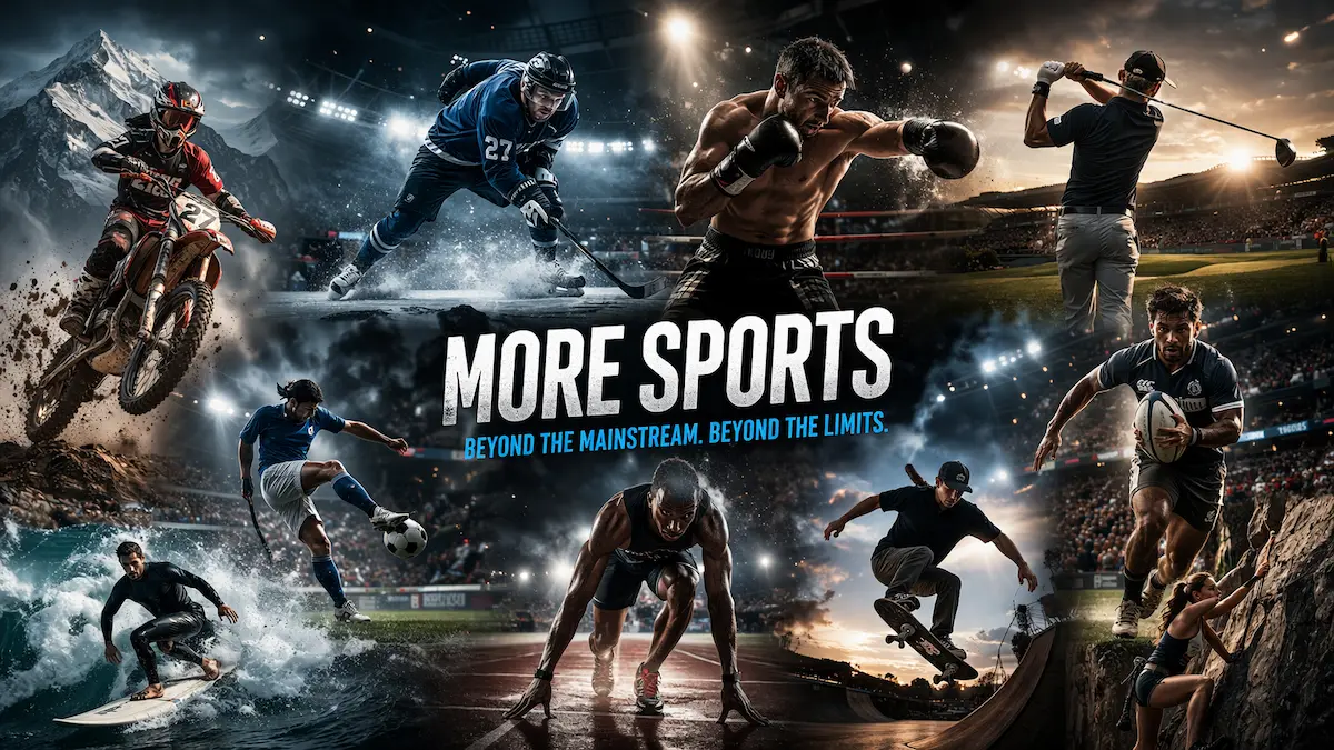 different sports athletes representing multiple disciplines and global competitions