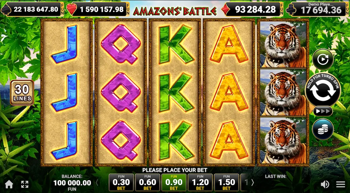 Amazons' Battle amusnet slots