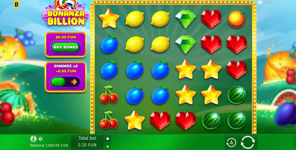 Bonanza Billion bgaming