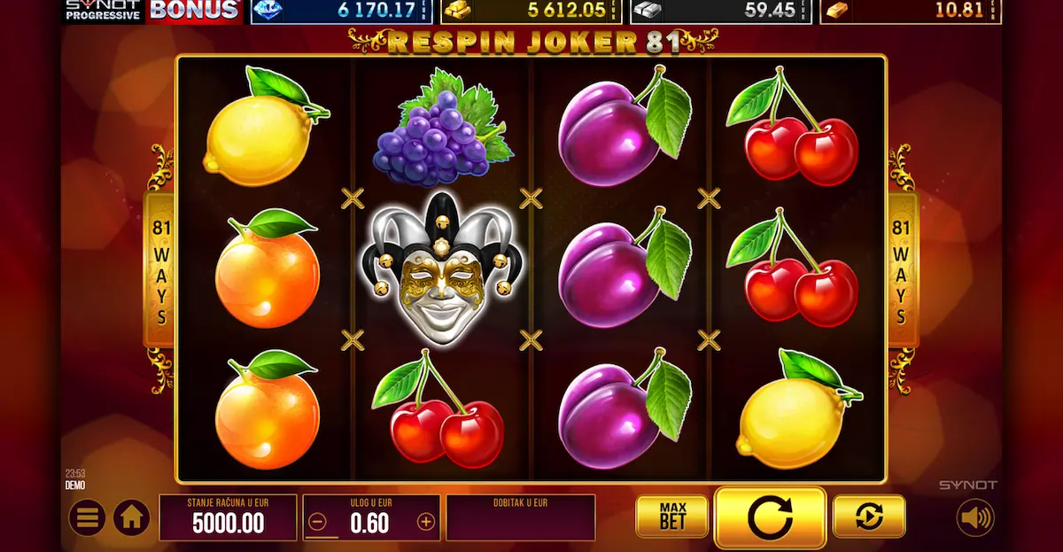 Respin Joker synot
