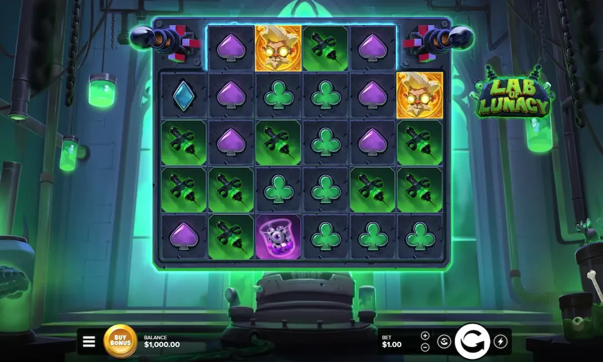 Lab of Lunacy twist gaming