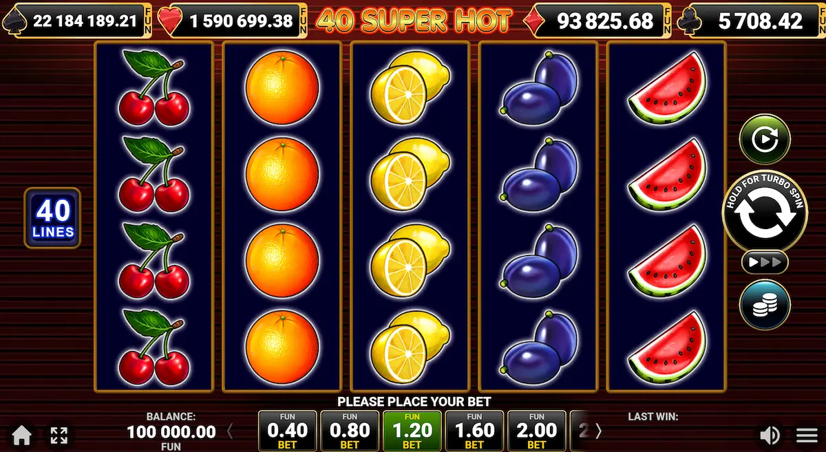 40 Super Hot amusnet