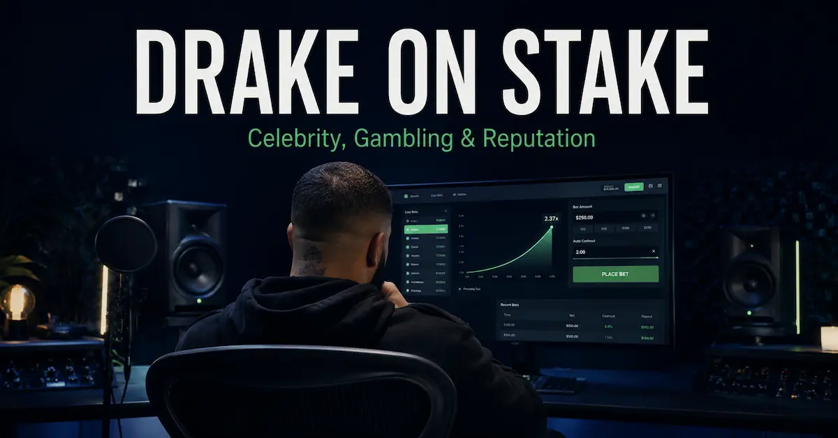 Drake on Stake celebrity gambling partnership and casino marketing