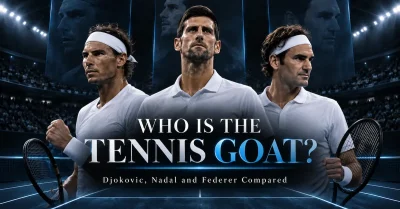 Who is the tennis GOAT featuring Djokovic Nadal and Federer